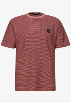 T-Shirt mit Rundhals und feinen Streifen