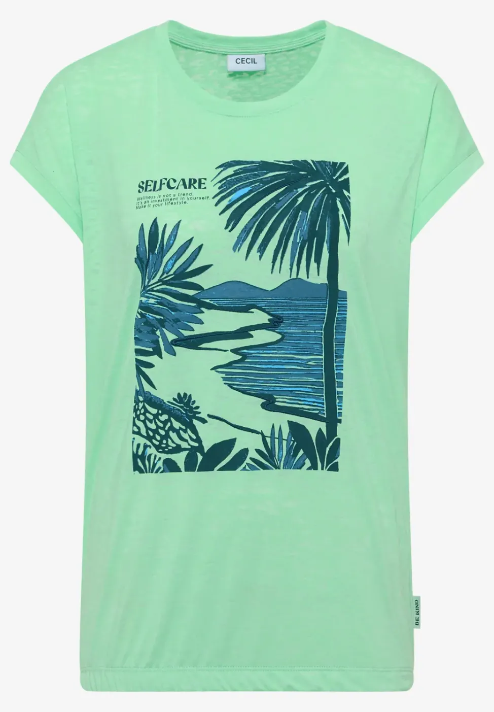 T-Shirt mit Rundhals und Frontprint