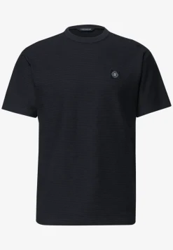 T-Shirt mit Rundhals und feinen Streifen