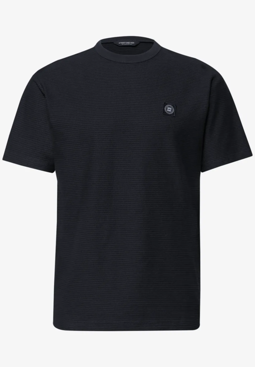 T-Shirt mit Rundhals und feinen Streifen
