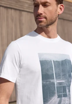 T-Shirt mit Rundhals und Fotoprint