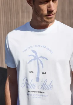 T-Shirt mit Rundhals und Frontprint