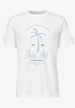 T-Shirt mit Rundhals und Frontprint