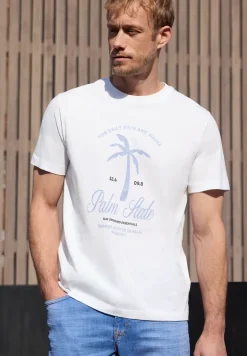 T-Shirt mit Rundhals und Frontprint