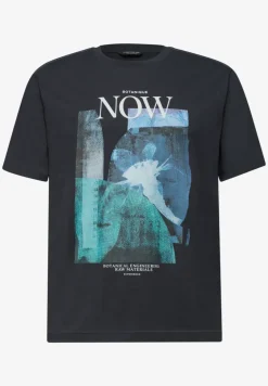 T-Shirt mit Rundhals und Fotoprint