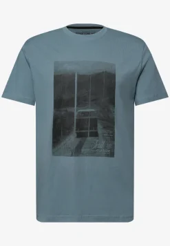 T-Shirt mit Rundhals und Fotoprint