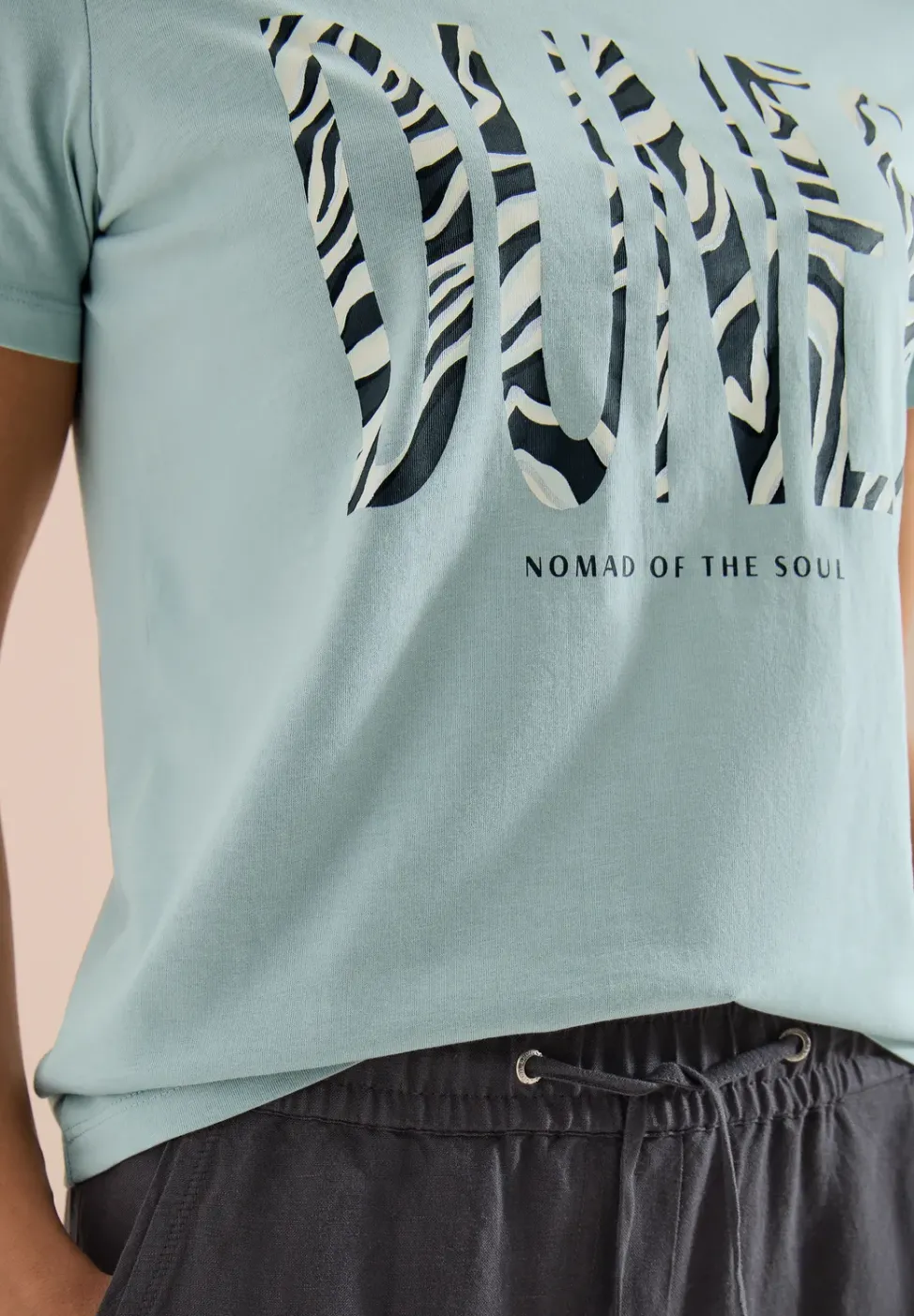 T-Shirt mit Rundhals und Frontprint