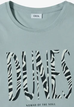 T-Shirt mit Rundhals und Frontprint