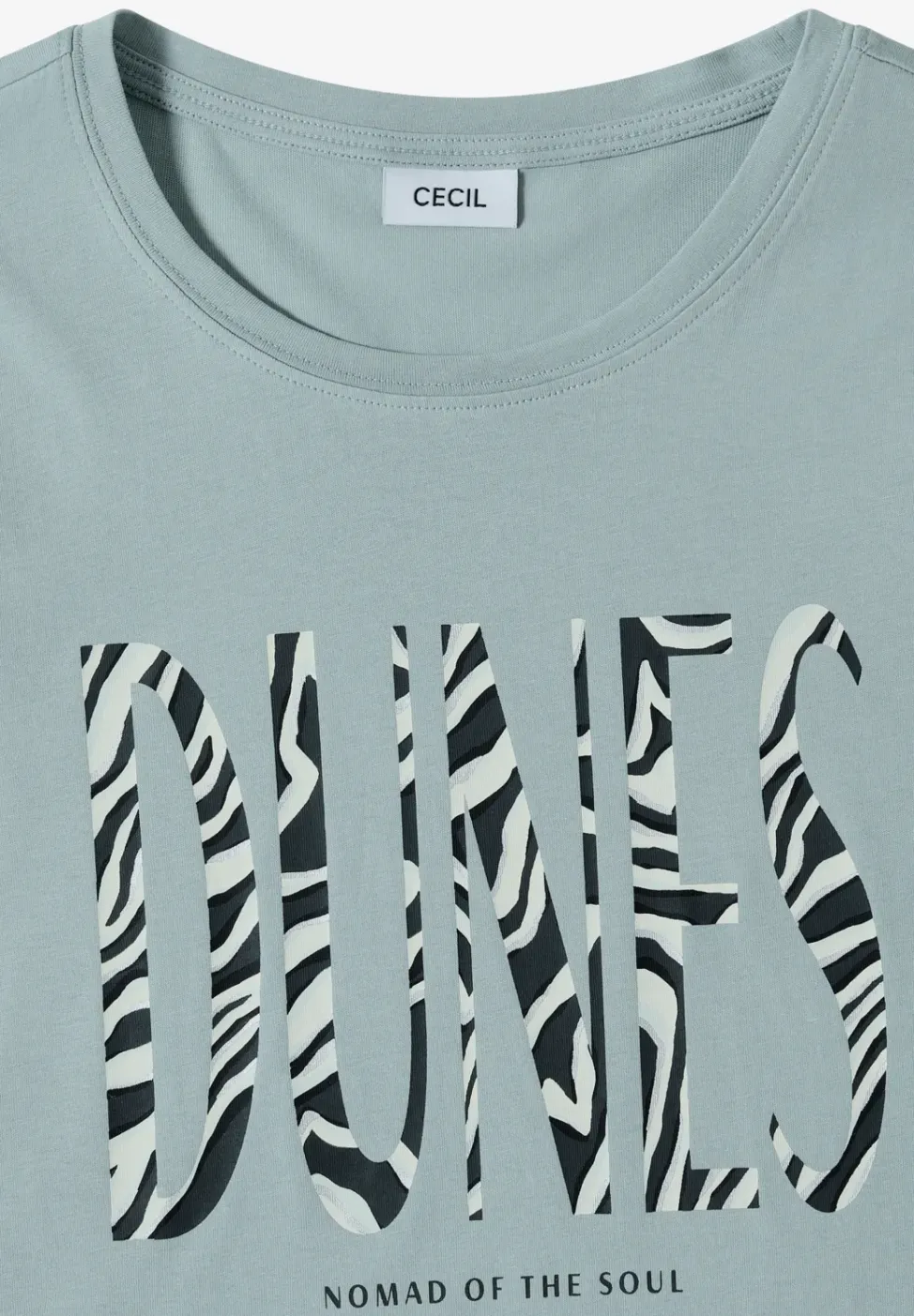 T-Shirt mit Rundhals und Frontprint
