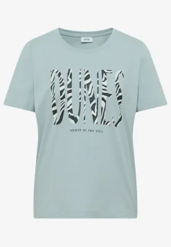 T-Shirt mit Rundhals und Frontprint