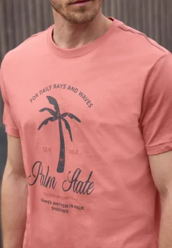 T-Shirt mit Rundhals und Frontprint