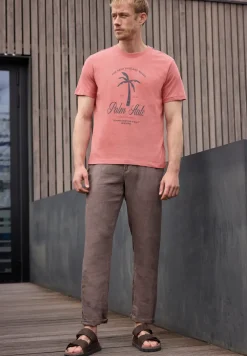 T-Shirt mit Rundhals und Frontprint