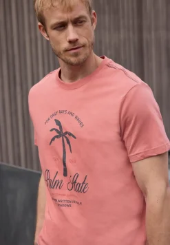 T-Shirt mit Rundhals und Frontprint