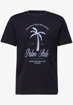 T-Shirt mit Rundhals und Frontprint