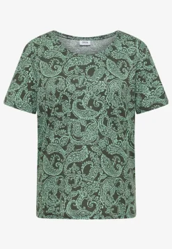 T-Shirt mit Rundhals und Muster