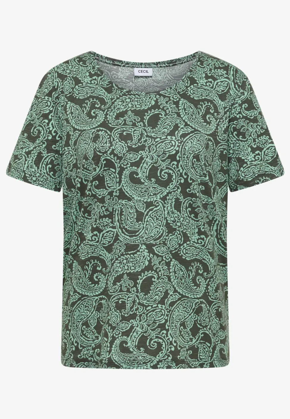T-Shirt mit Rundhals und Muster