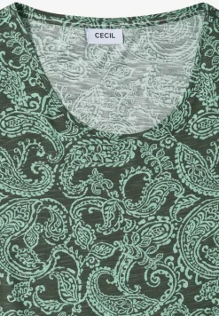 T-Shirt mit Rundhals und Muster