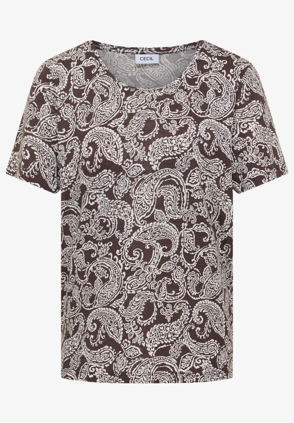 T-Shirt mit Rundhals und Muster