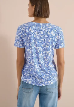 T-Shirt mit Rundhals und Muster