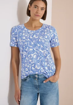 T-Shirt mit Rundhals und Muster
