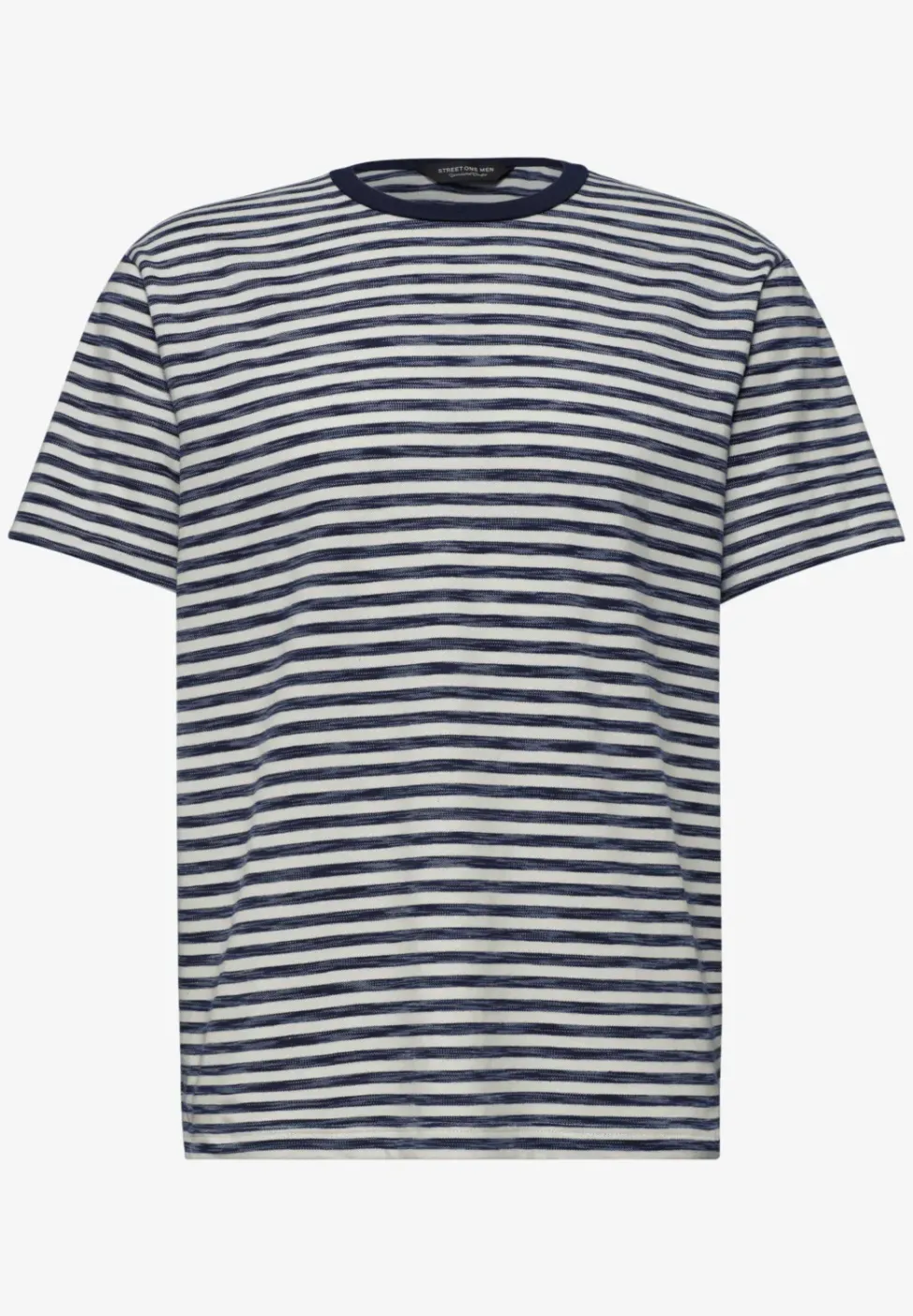 T-Shirt mit Rundhals und Piquéstruktur