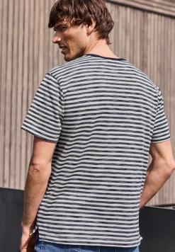 T-Shirt mit Rundhals und Piquéstruktur