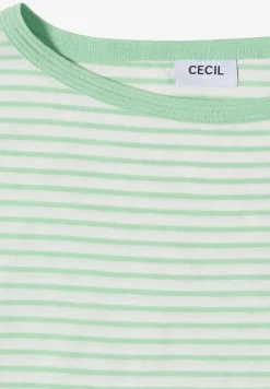 T-Shirt mit Rundhals und Streifen