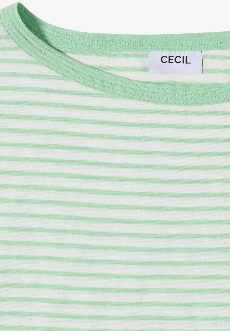 T-Shirt mit Rundhals und Streifen