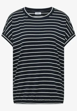 T-Shirt mit Rundhals und Streifen