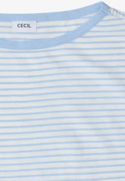 T-Shirt mit Rundhals und Streifen