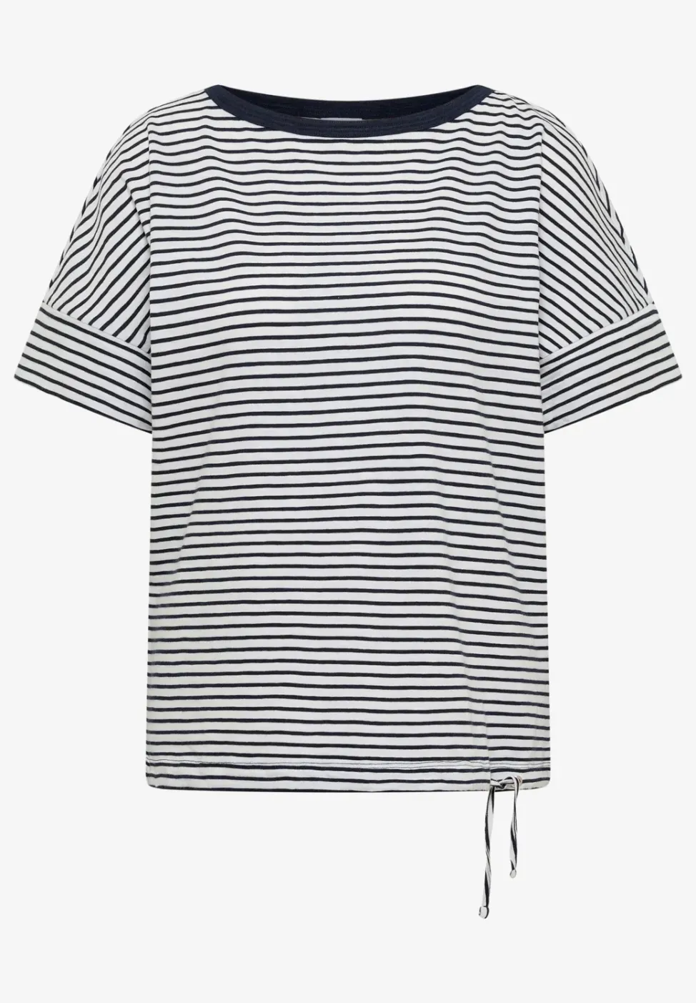 T-Shirt mit Rundhals und Streifen