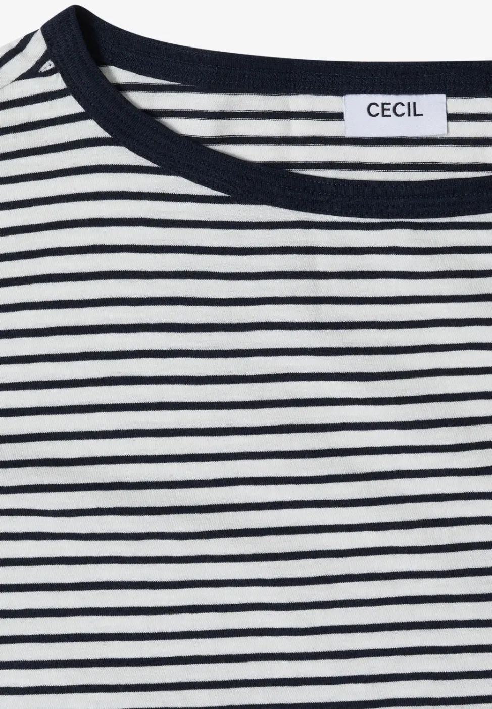 T-Shirt mit Rundhals und Streifen
