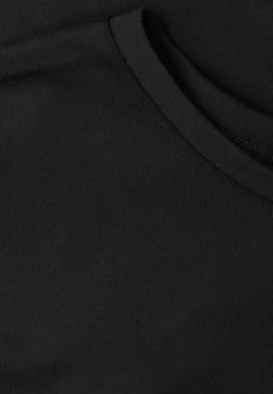 T-Shirt mit Rundhals und Spitze