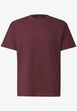 T-Shirt mit Rundhals und Turn-Up-Detail