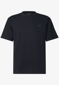 T-Shirt mit Rundhals und Turn-Up-Detail