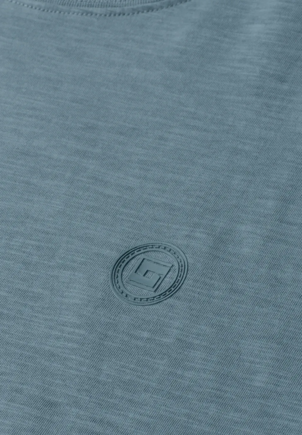 T-Shirt mit Rundhals und Turn-Up-Detail