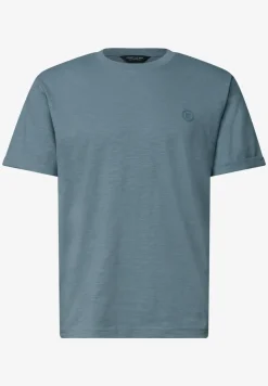T-Shirt mit Rundhals und Turn-Up-Detail