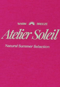 T-Shirt mit Rundhals und Wording
