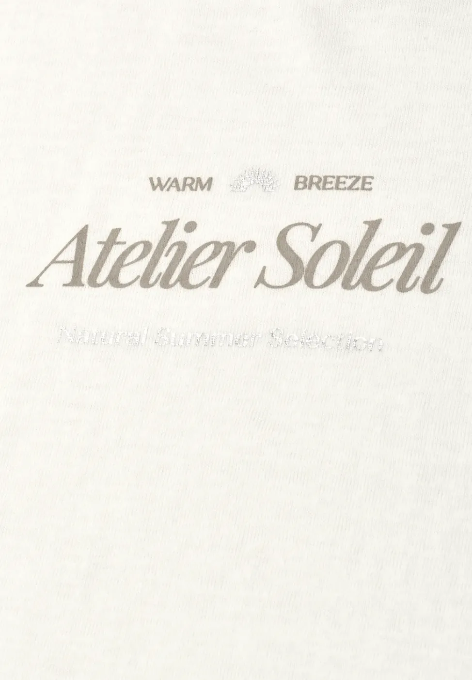 T-Shirt mit Rundhals und Wording