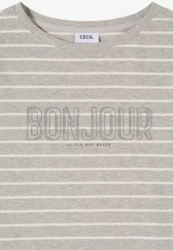 T-Shirt mit Schmuckstein Wording