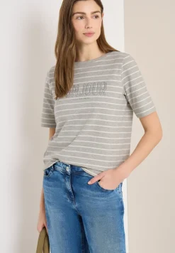T-Shirt mit Schmuckstein Wording