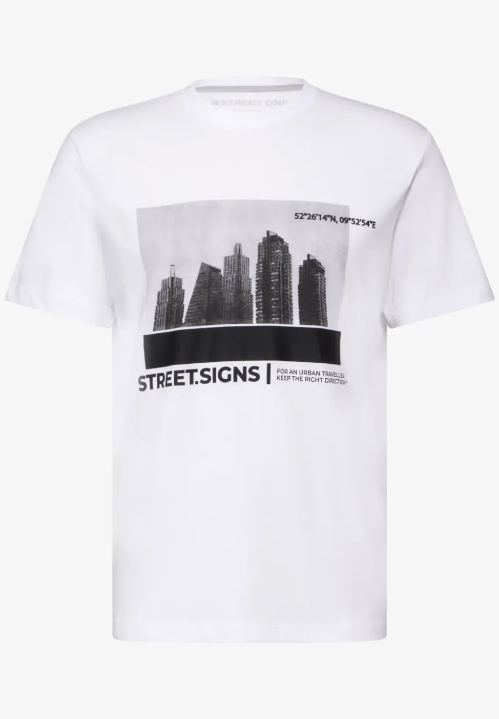 T-Shirt mit Skyline-Print