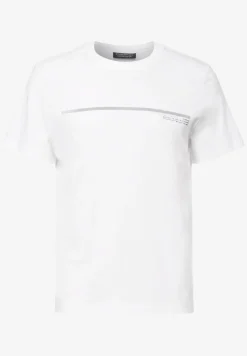 T-Shirt mit Streifen-Motiv