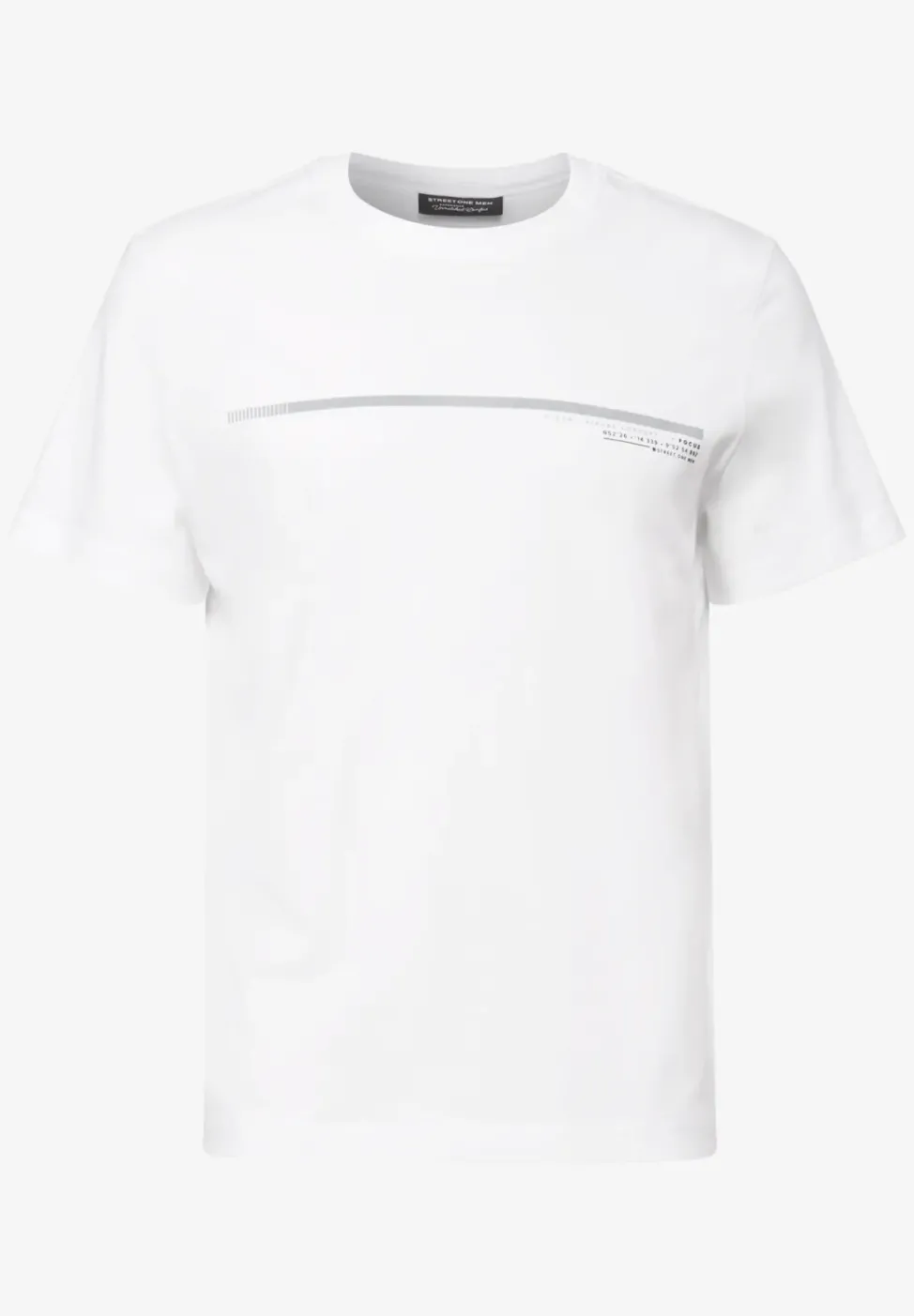 T-Shirt mit Streifen-Motiv
