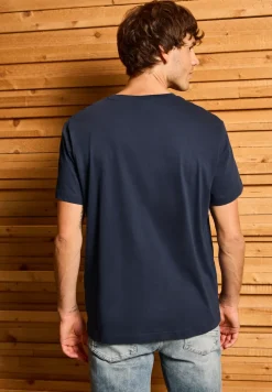 T-Shirt mit Streifen-Motiv
