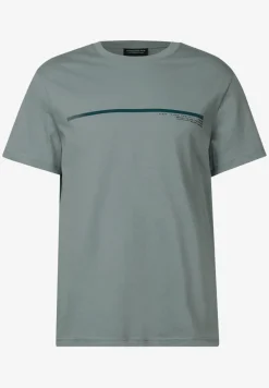 T-Shirt mit Streifen-Motiv