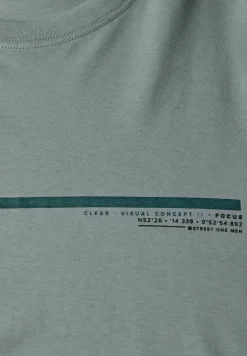 T-Shirt mit Streifen-Motiv