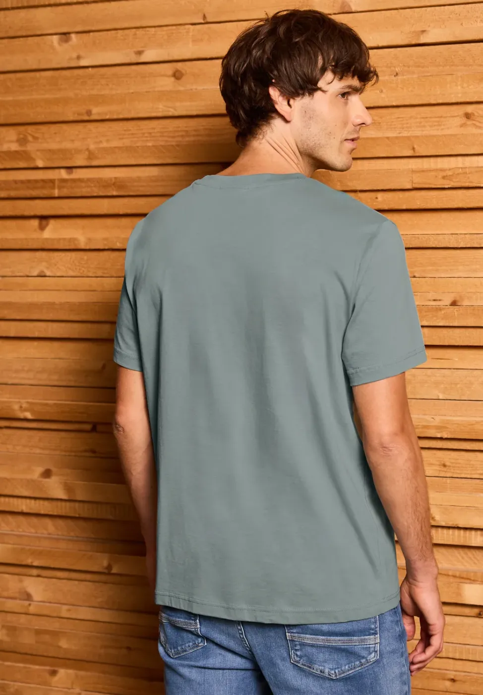 T-Shirt mit Streifen-Motiv