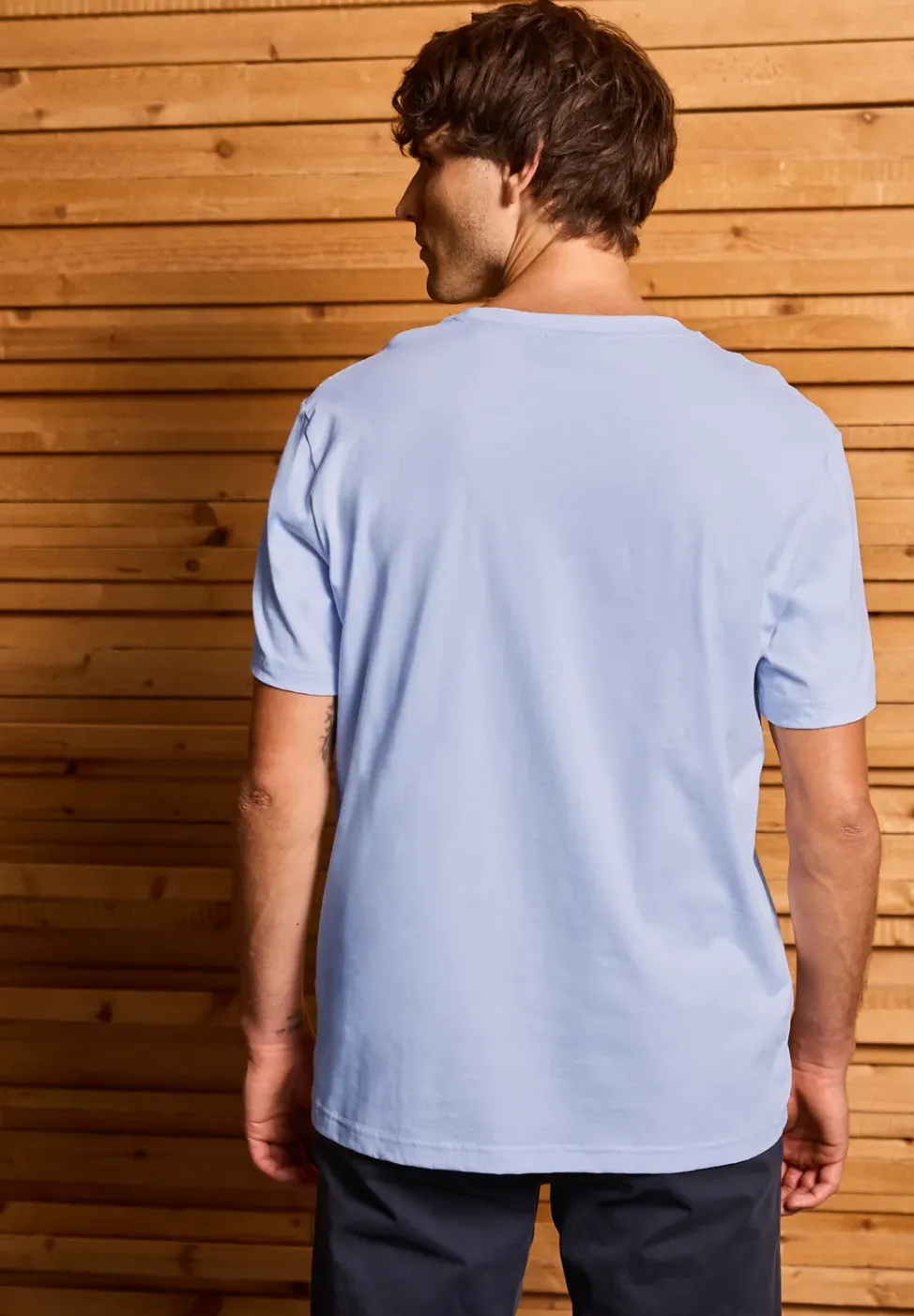 T-Shirt mit Streifen-Print