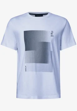 T-Shirt mit Streifen-Print